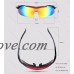 Lorsoul Polarized U.V Protection Sports Glasses Cycling Wrap Sunglasses with 5 Interchangeable Lenses for Riding Driving Fishing Running Golf And All Outdoor Activities - B071VZYF42